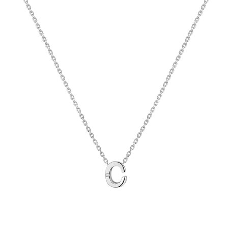 Diamond necklace Flat Line C