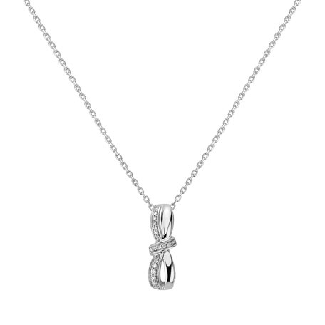 Diamond pendant Essential Ribbon