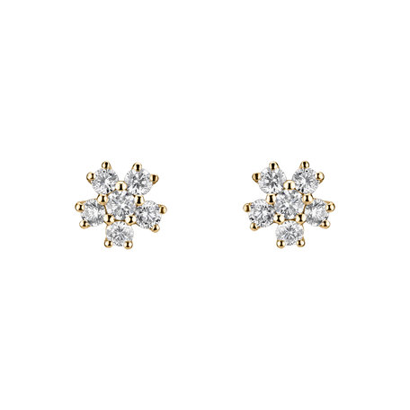 Diamond earrings Sparkless