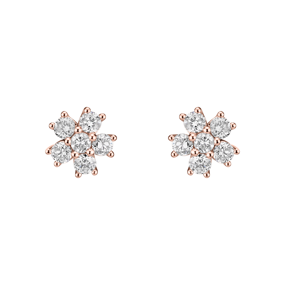 Diamond earrings Sparkless