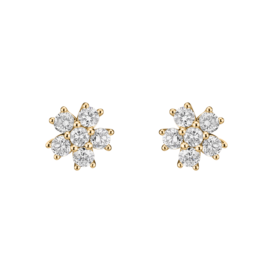 Diamond earrings Sparkless