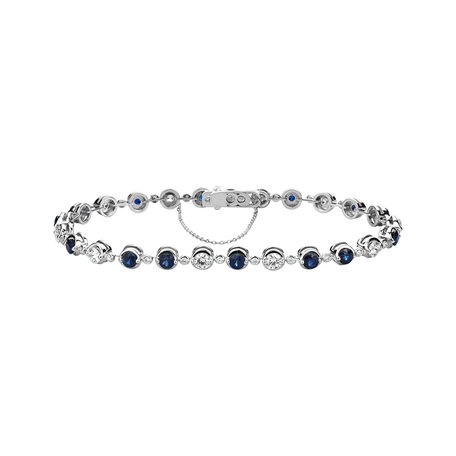 Diamond bracelet with Sapphire Sapphire Poetry