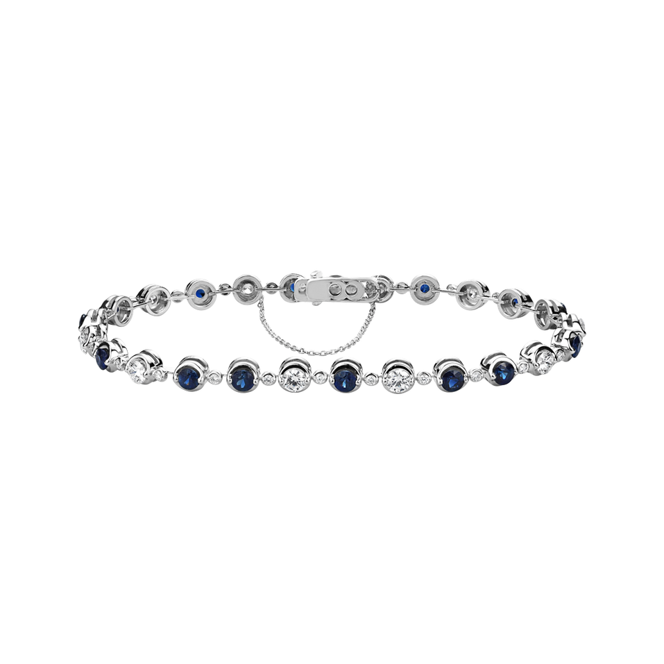 Diamond bracelet with Sapphire Sapphire Poetry