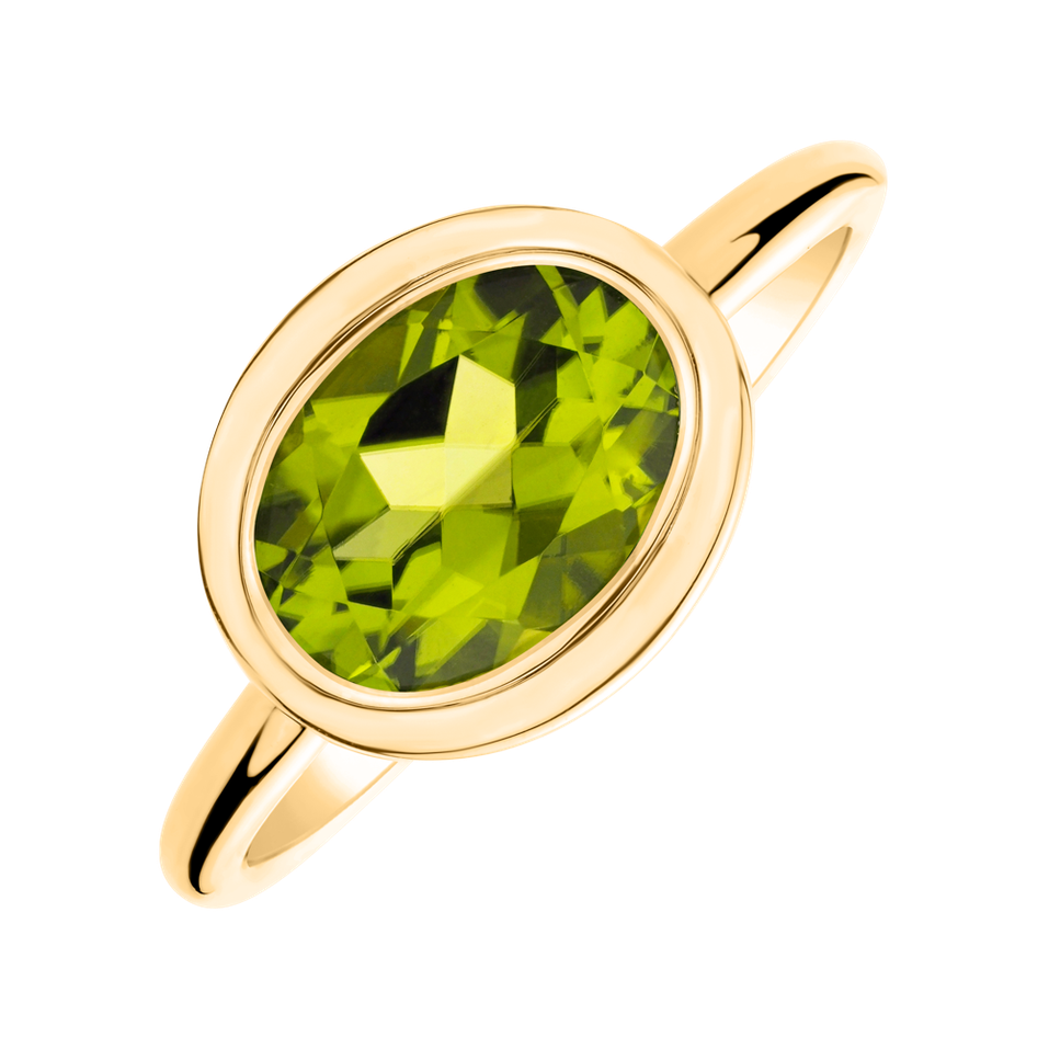 Ring with Peridot Bonbon