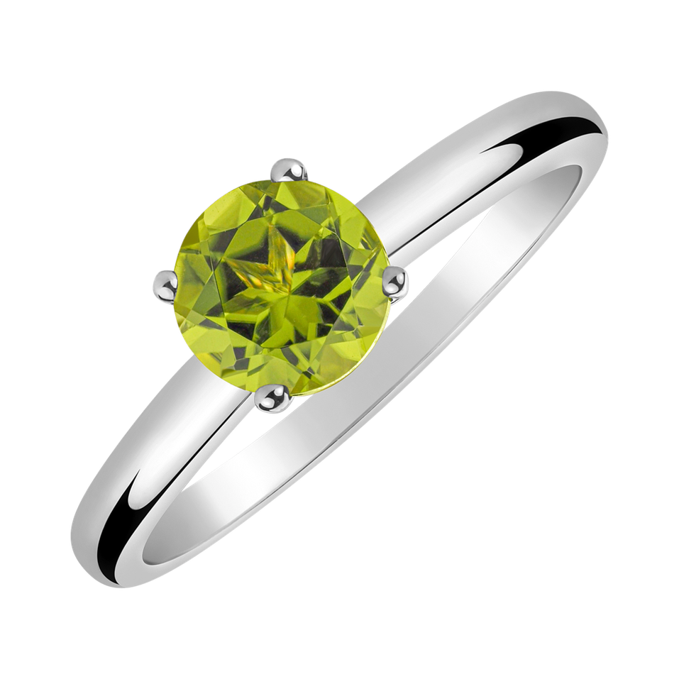 Ring with Peridot Bonbon