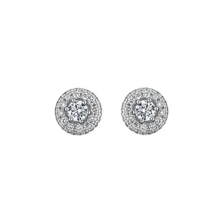 Diamond earrings Éclat