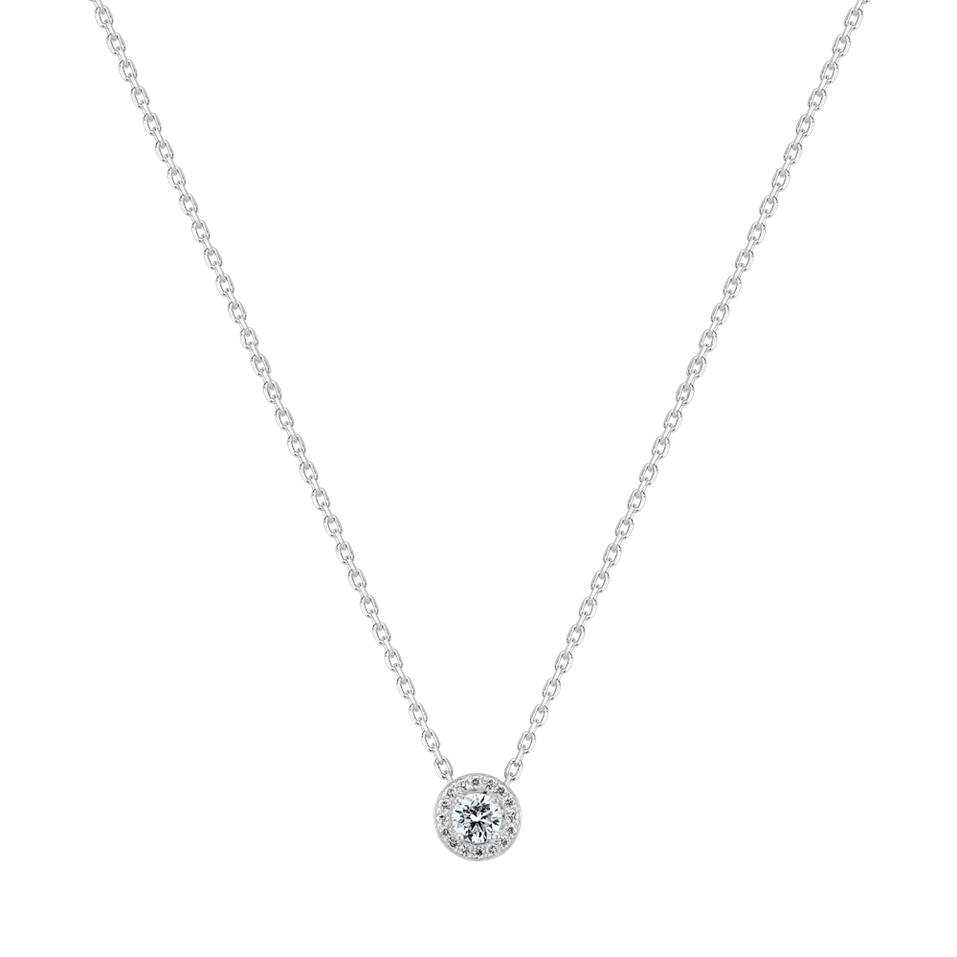 Diamond necklace Glowing Moon