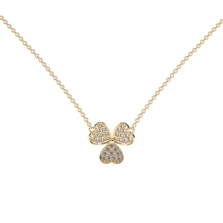 Diamond necklace Trefoil