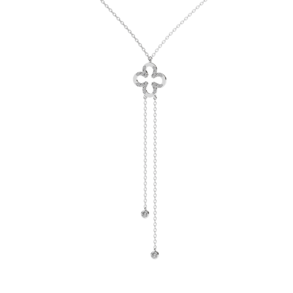 Diamond necklace Glamour Waterfall