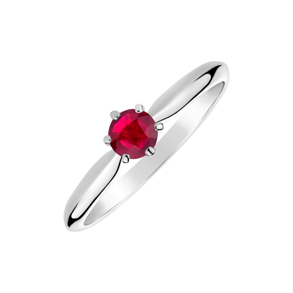 Ring with Ruby Eternal Joy