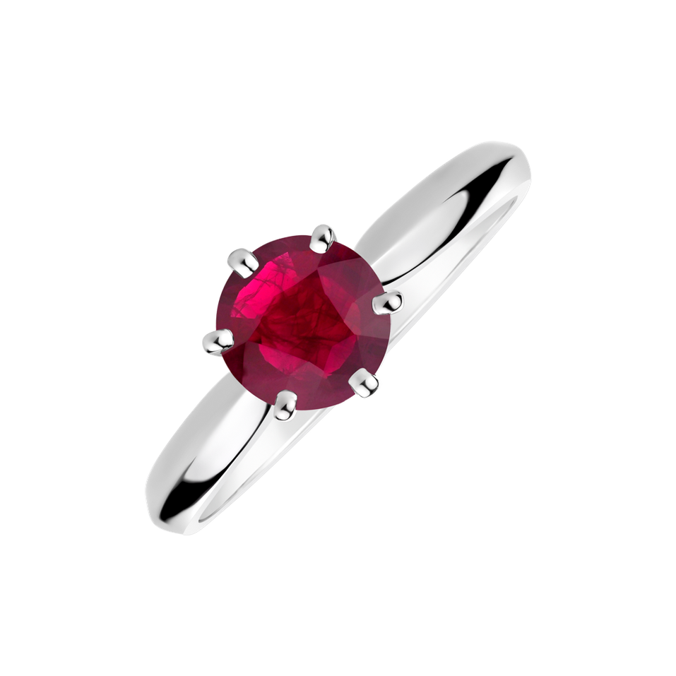 Ring with Ruby Eternal Joy