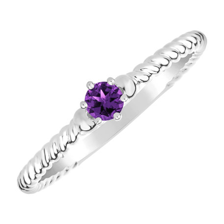 Ring with Amethyst Brazil Fancy Dream