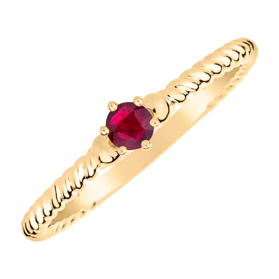 Ring with Ruby Fancy Dream