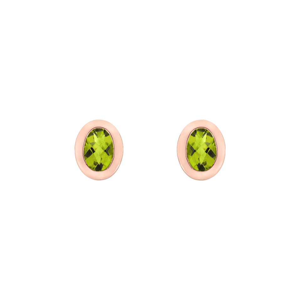 Earrings with Peridot Sweet Candy