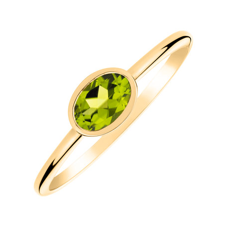 Ring with Peridot Space Bonbon