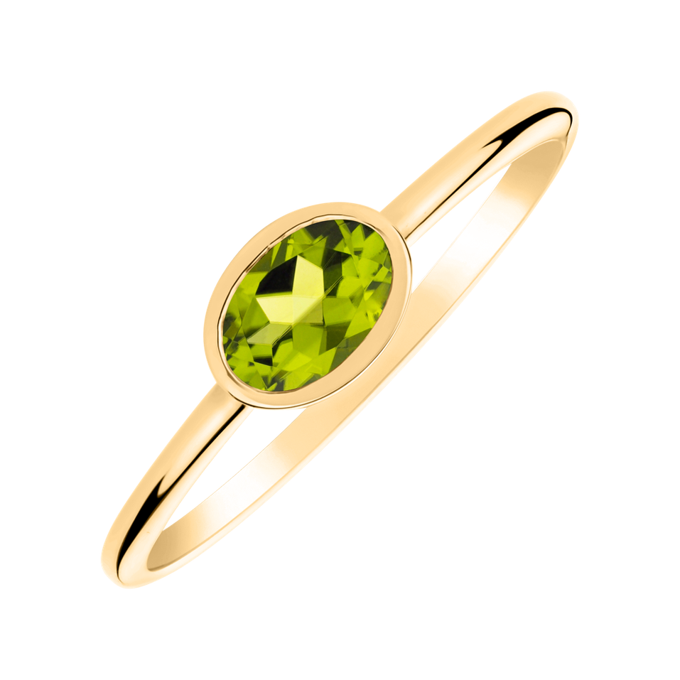 Ring with Peridot Space Bonbon