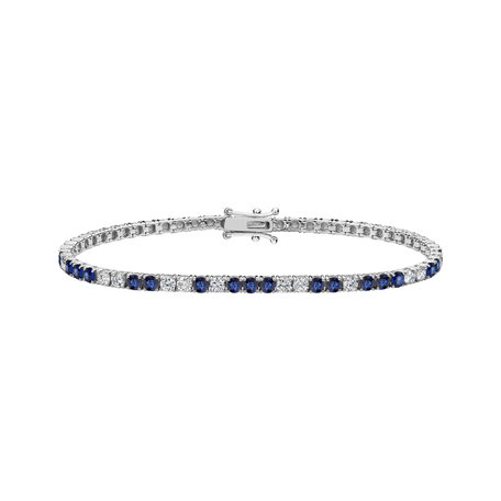 Diamond bracelet with Sapphire Aurorra