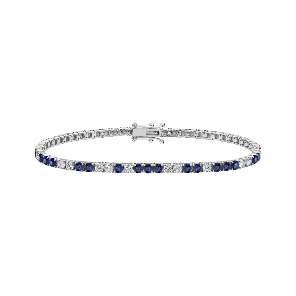 Diamond bracelet with Sapphire Aurorra