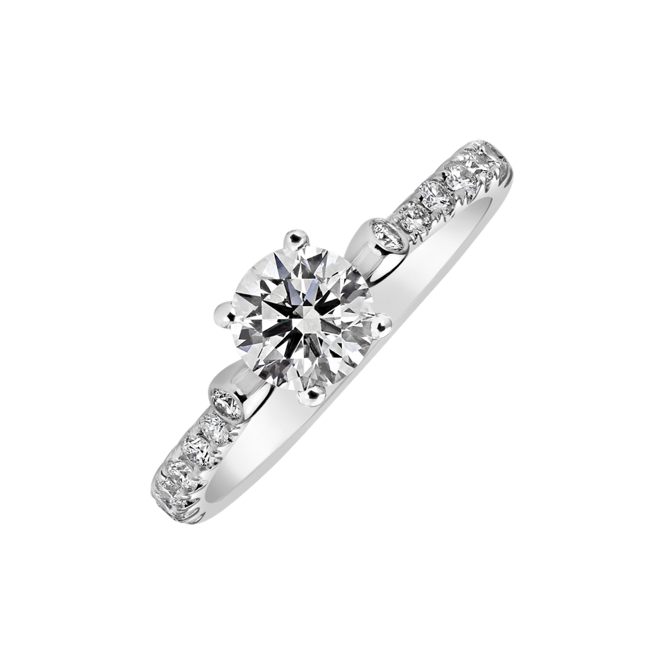 18ct white gold diamond ring Preciosa