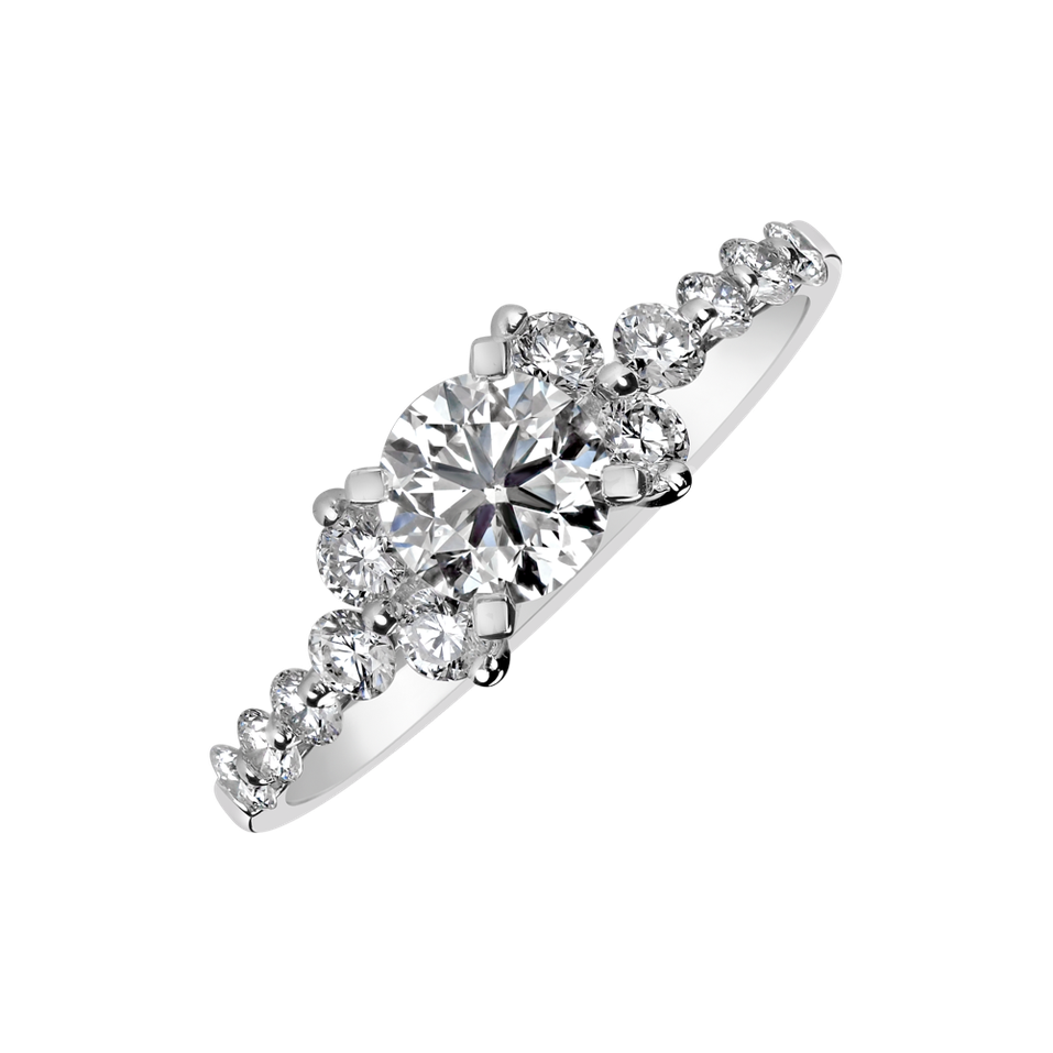 18ct white gold diamond ring Blessed Realm