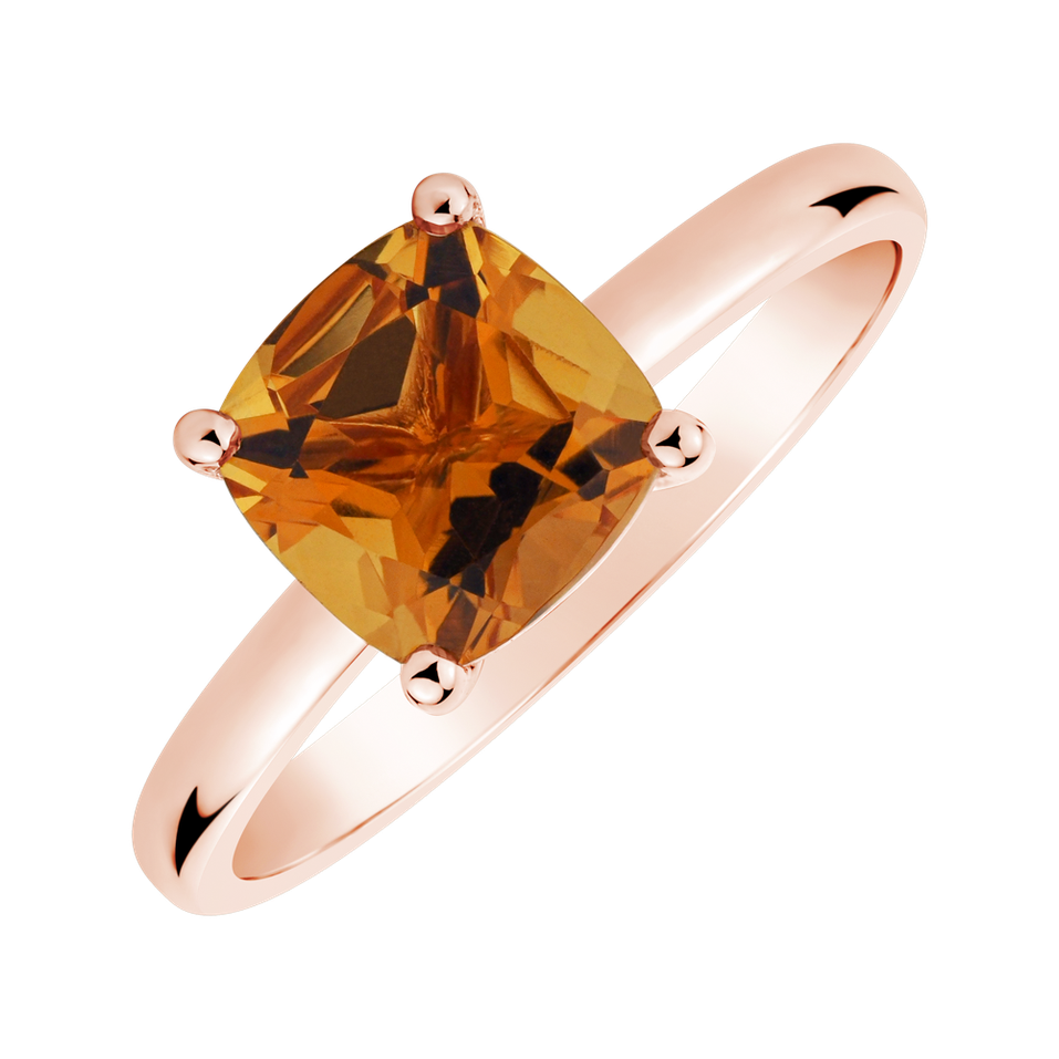 Ring with Citrine Madeira Bonbon