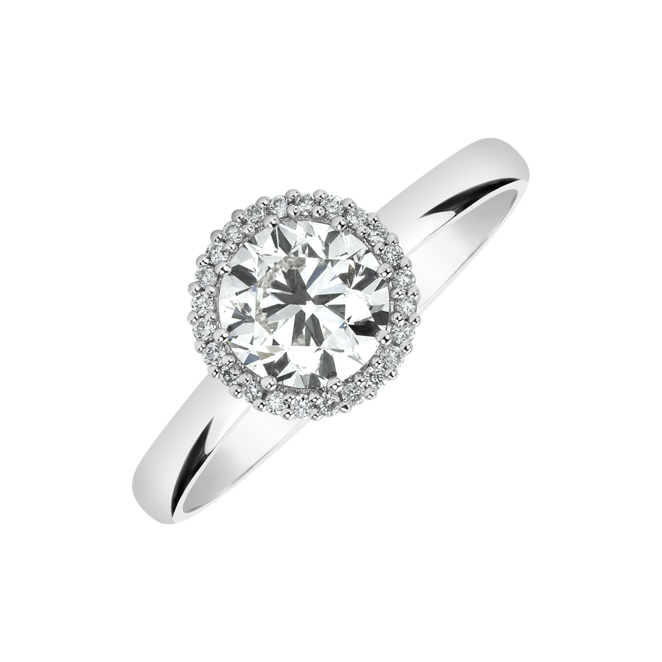 14ct white gold diamond ring Noble Allure