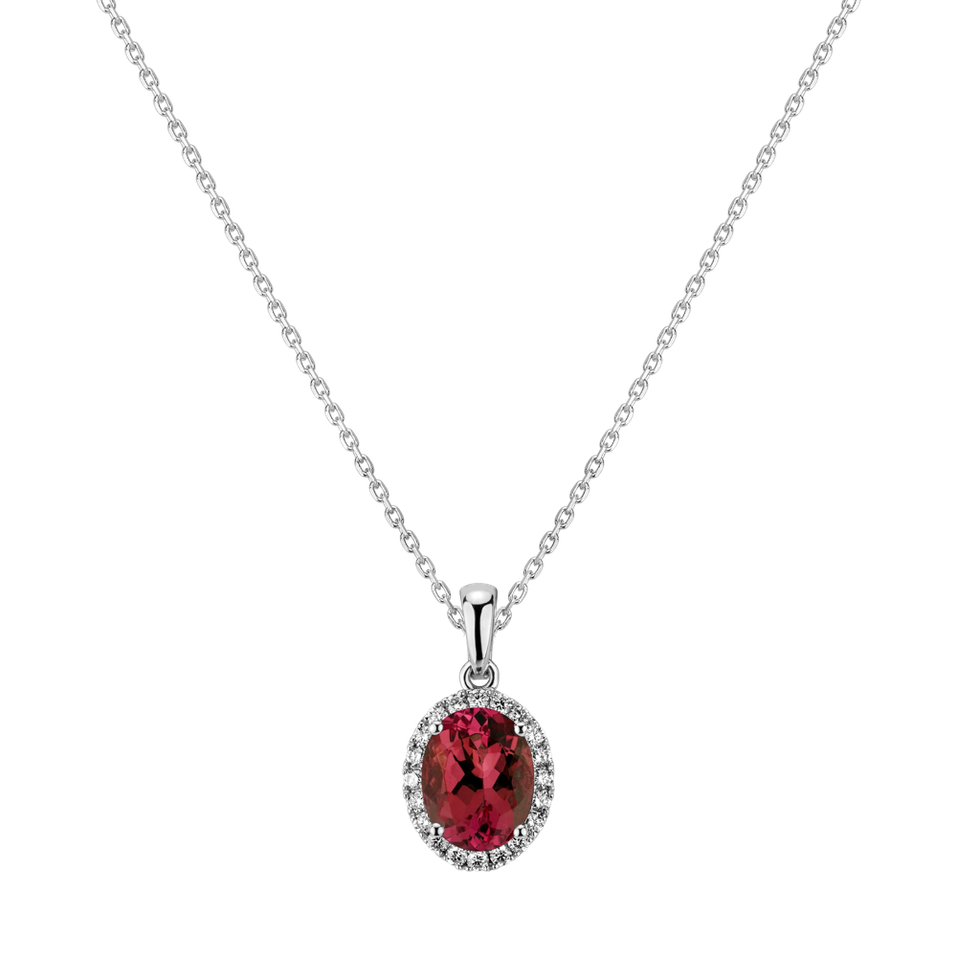 Diamond pendant with Ruby Princess Essence