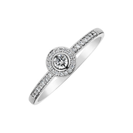 14ct white gold diamond ring Sparkling Highness