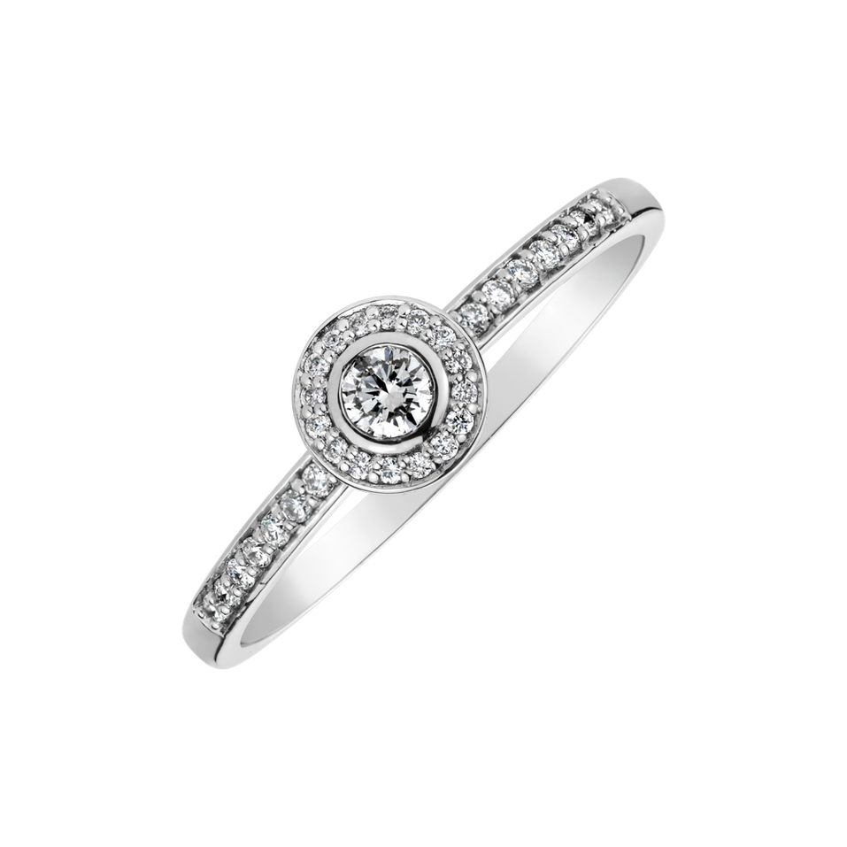 14ct white gold diamond ring Sparkling Highness