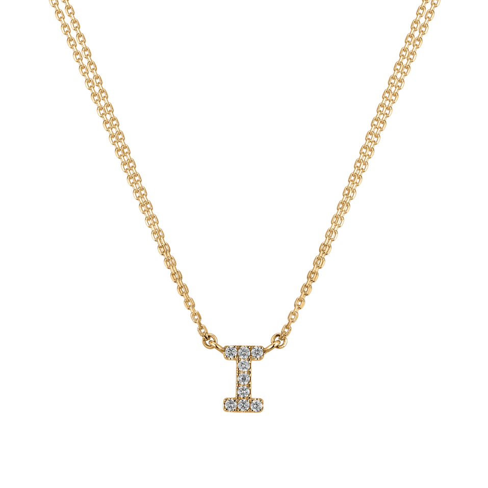 14ct yellow gold diamond necklace Diamond necklace Luxury Clam