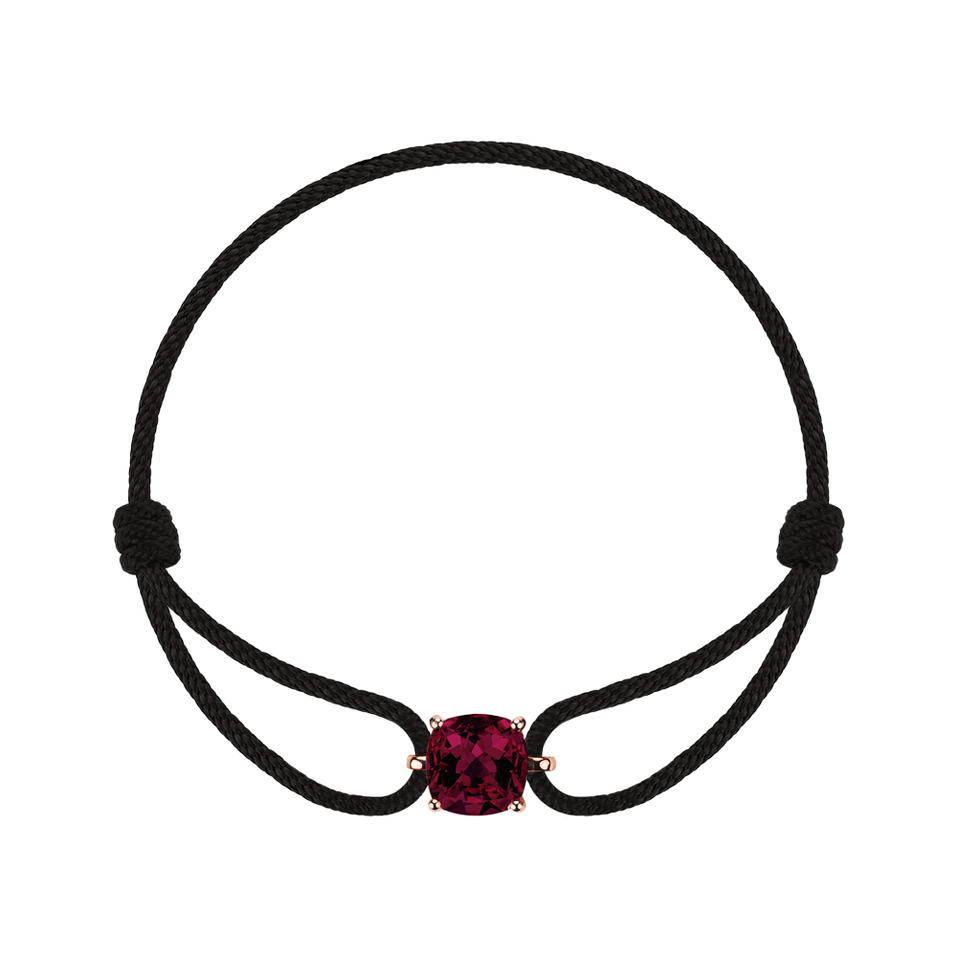 Bracelet with Rhodolite Faith