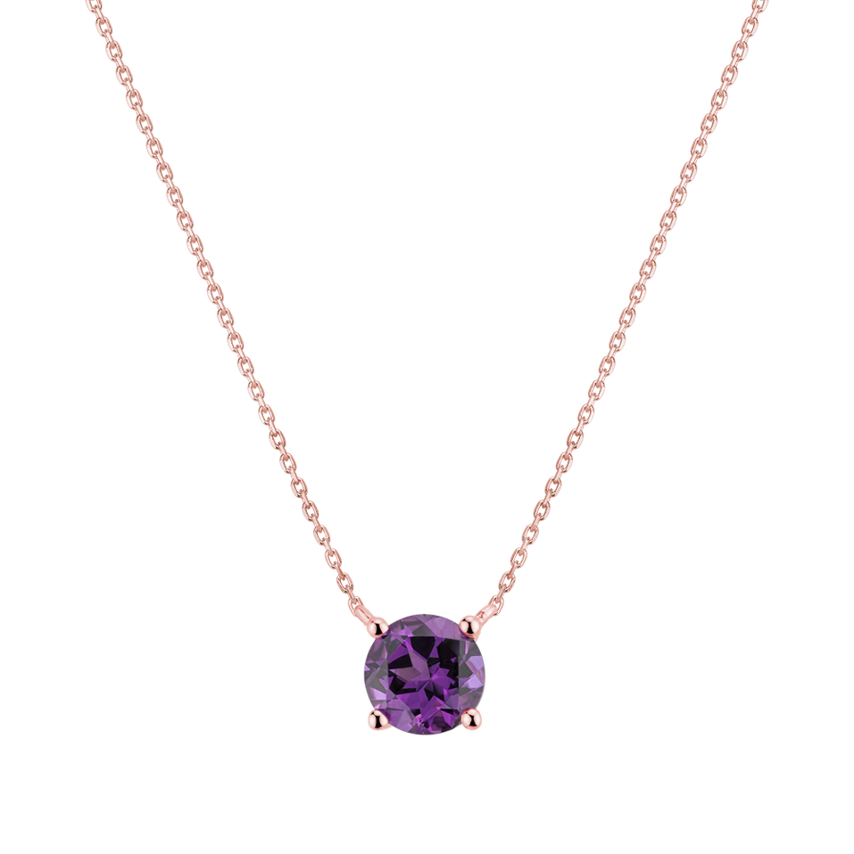 Necklace with Amethyst Lucky Glance