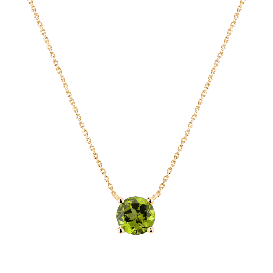 Necklace with Peridot Lucky Glance