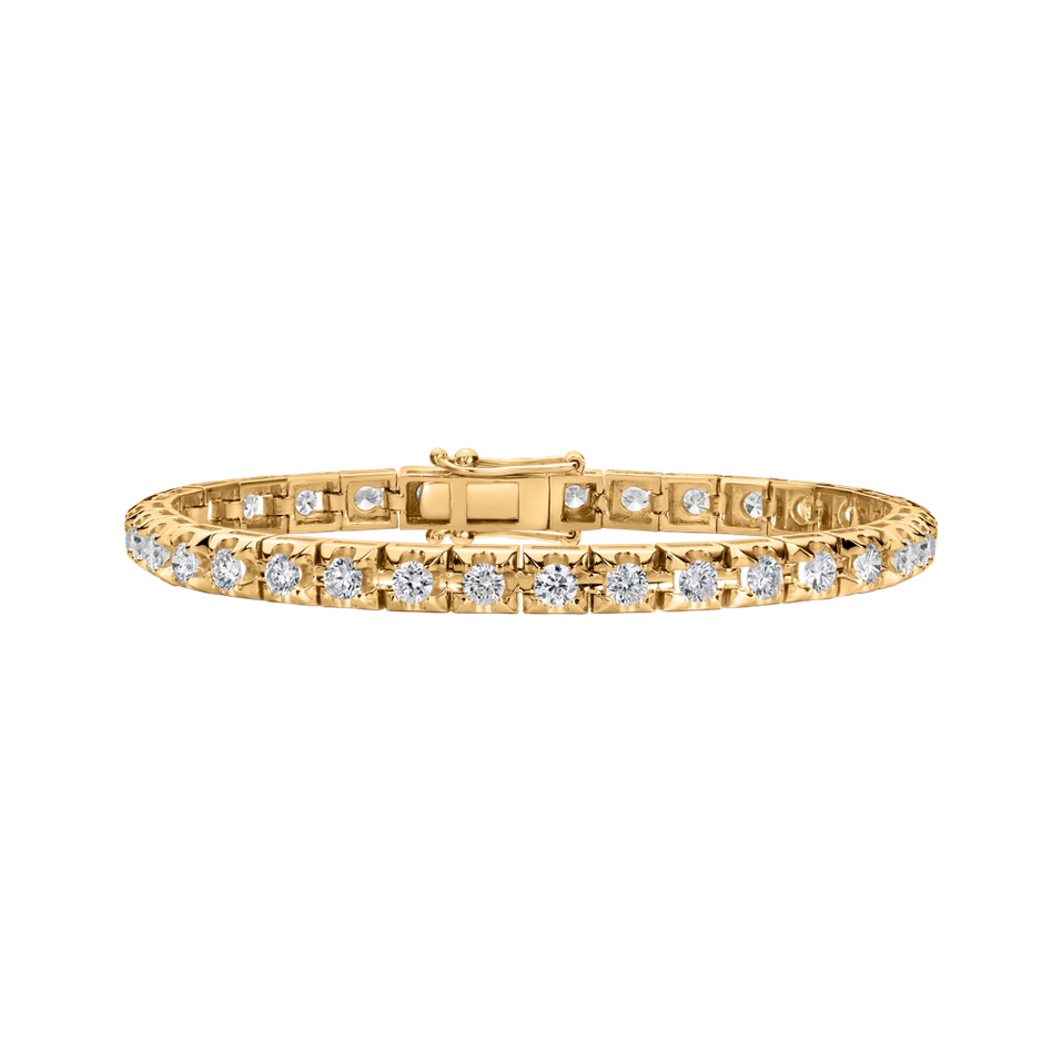 18ct yellow gold diamond bracelet Ralana