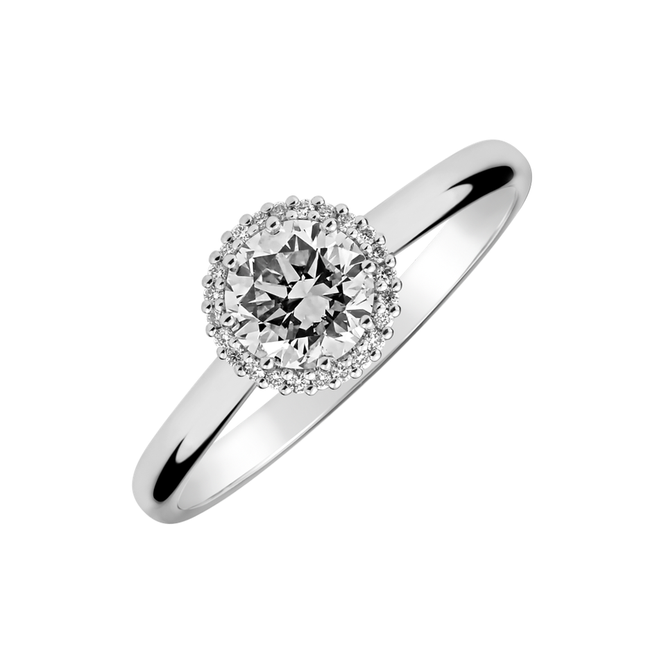 14ct white gold diamond ring Noble Allure