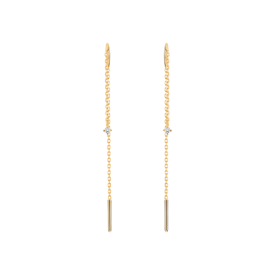 Diamond earrings Swing