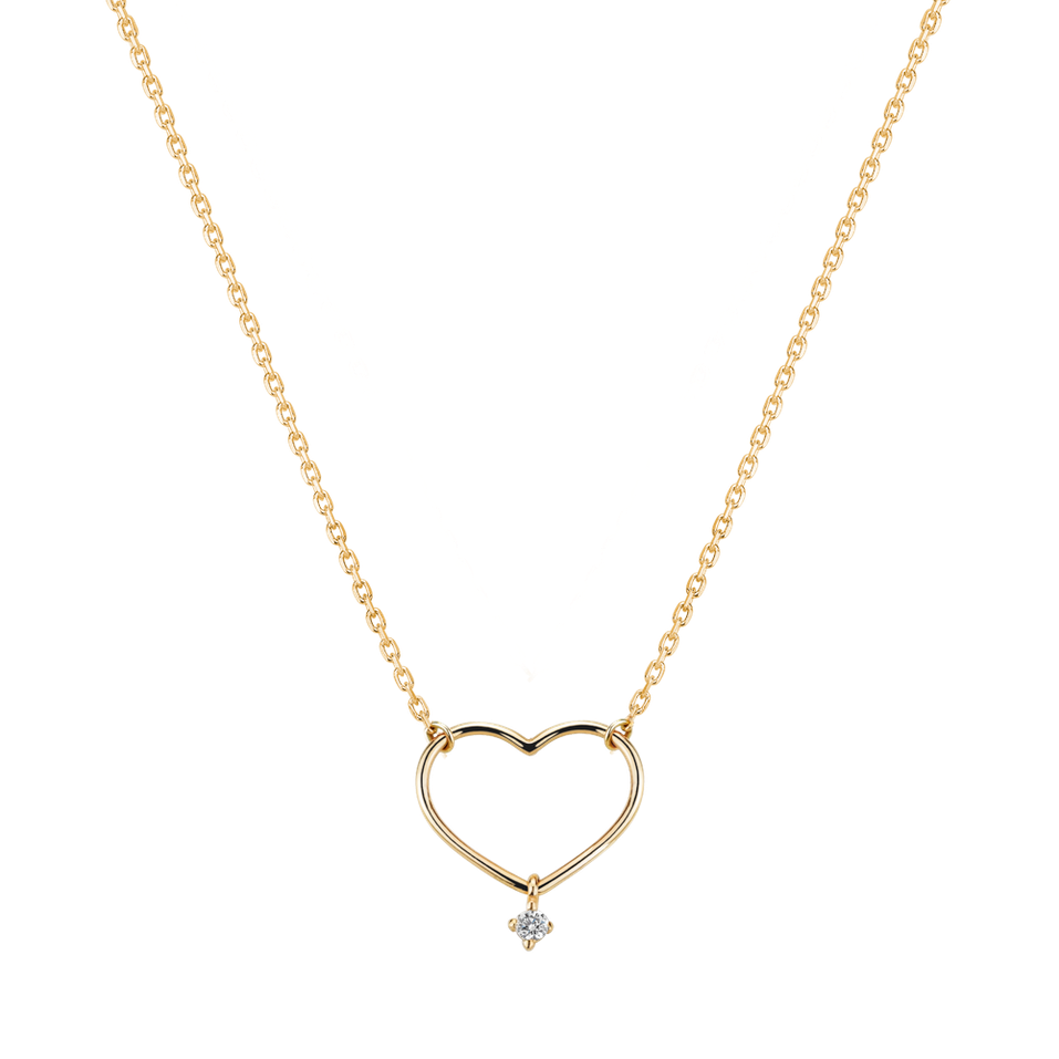 Diamond necklace Eternal Heart