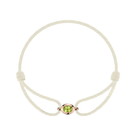 Bracelet with Peridote Third Eye