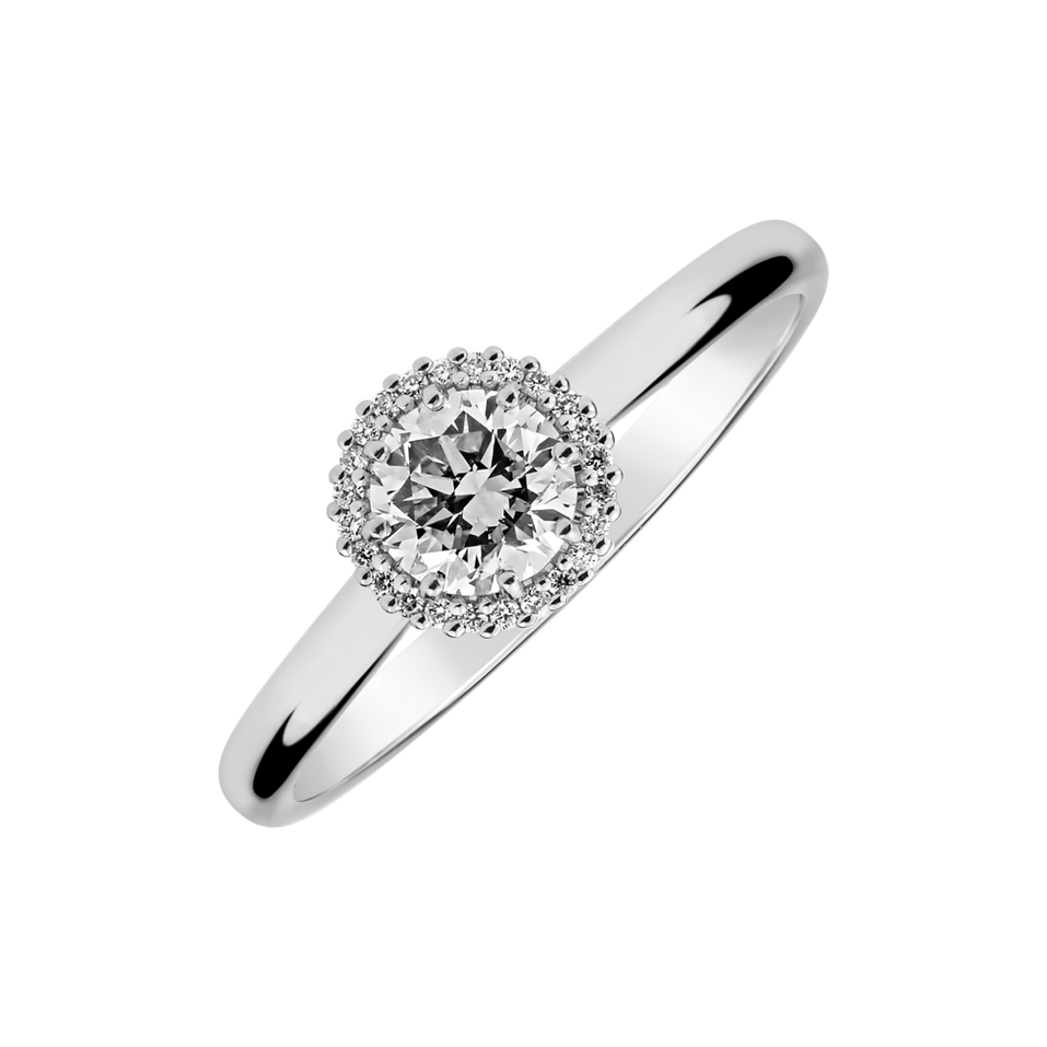 14ct white gold diamond ring Noble Allure