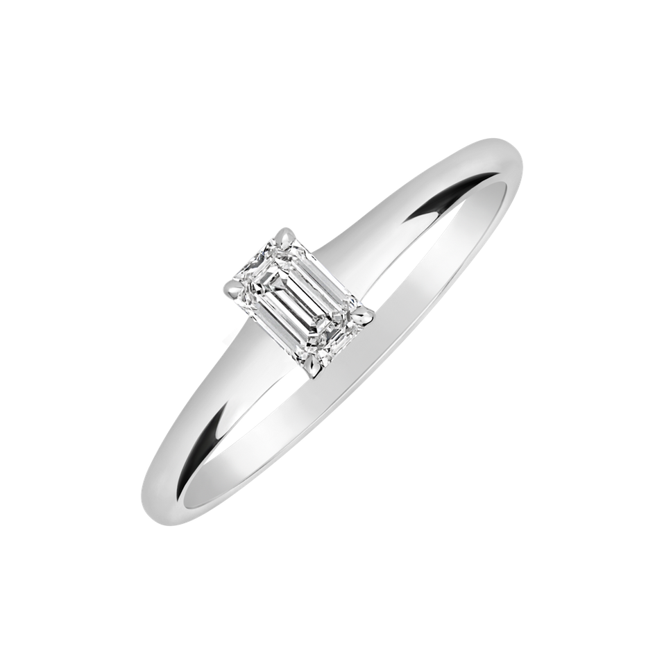 14ct white gold diamond ring Gentle Delight