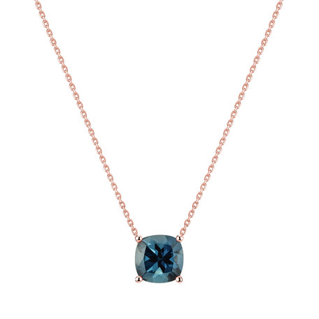 Necklace with Topaz London Manon