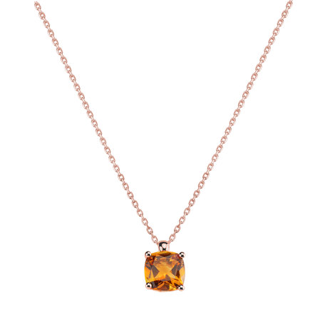 Necklace with Citrine Madeleine