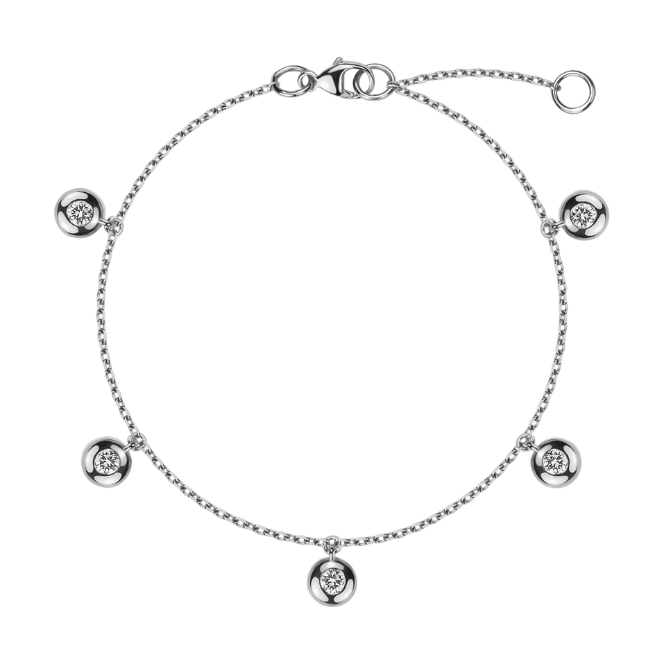 Diamond bracelet Tropical rain