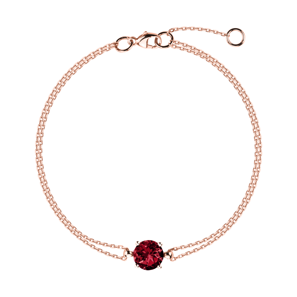 Bracelet with Rhodolite Magic Wish