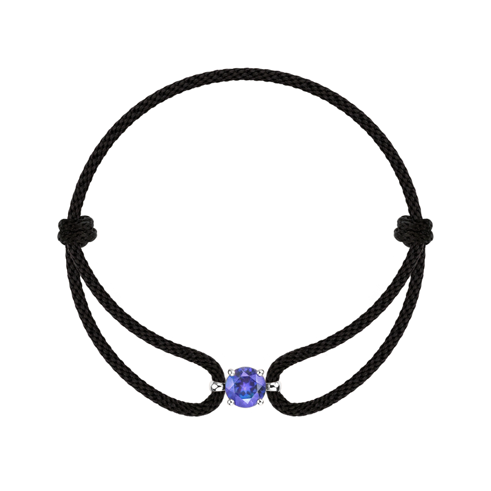 14ct white gold bracelet with Tanzanite Delilah