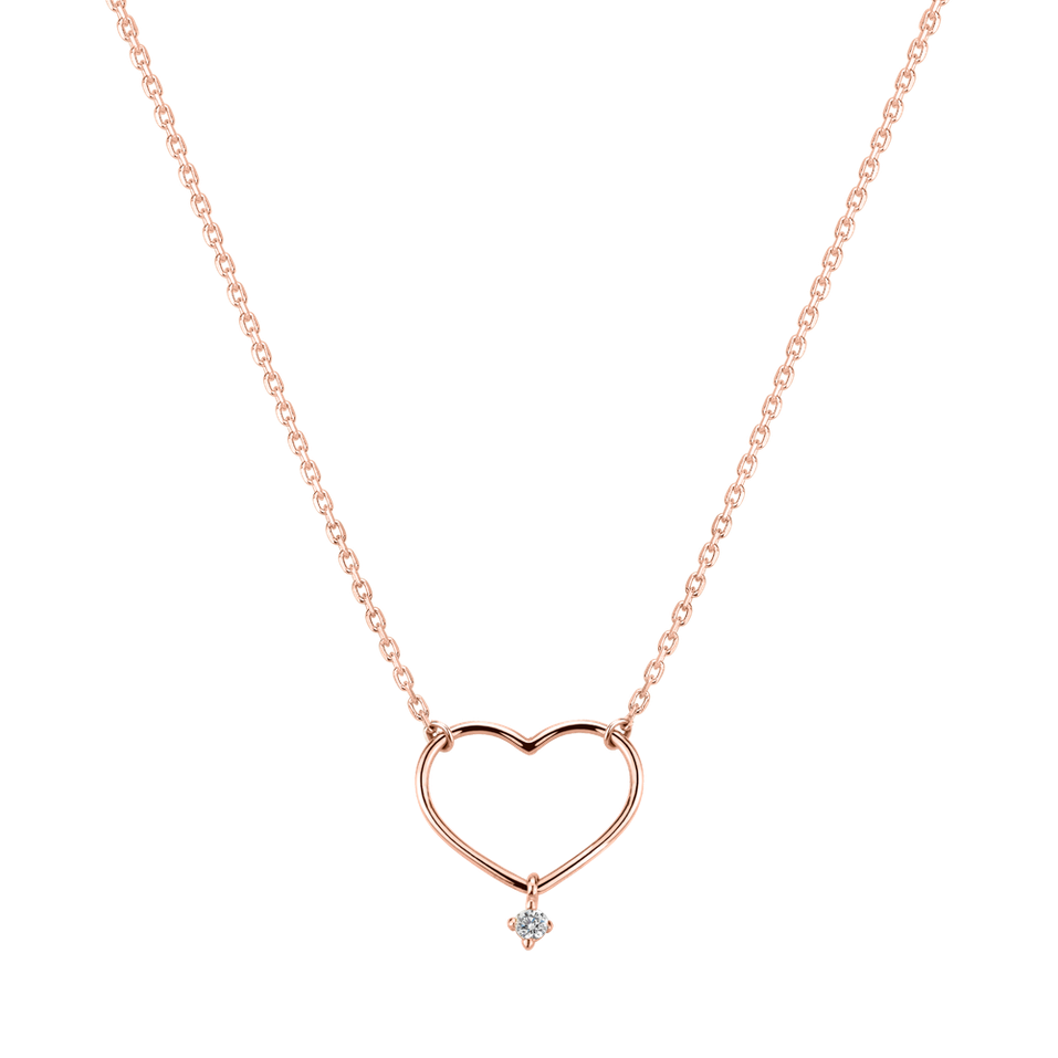 Diamond necklace Eternal Heart