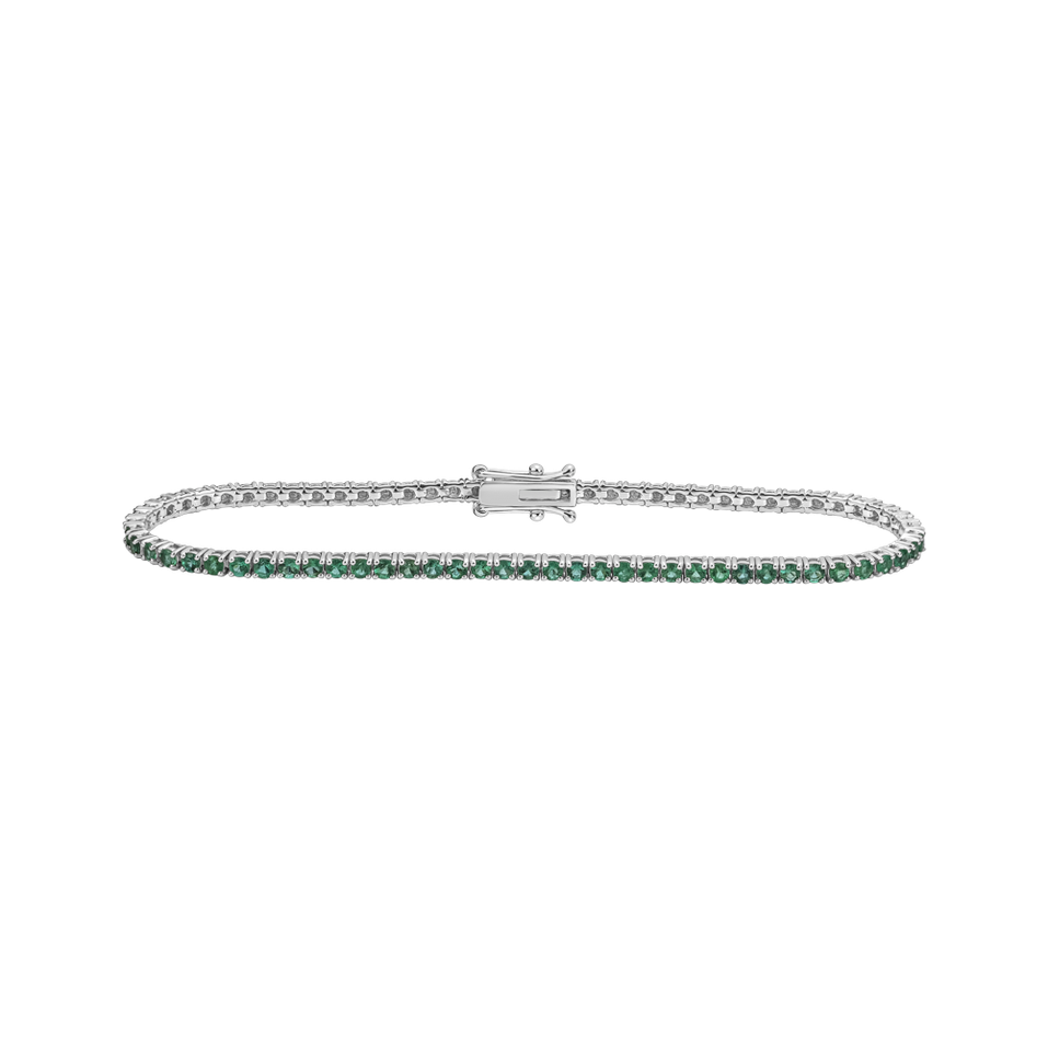 Bracelet with Emeralds Orielle