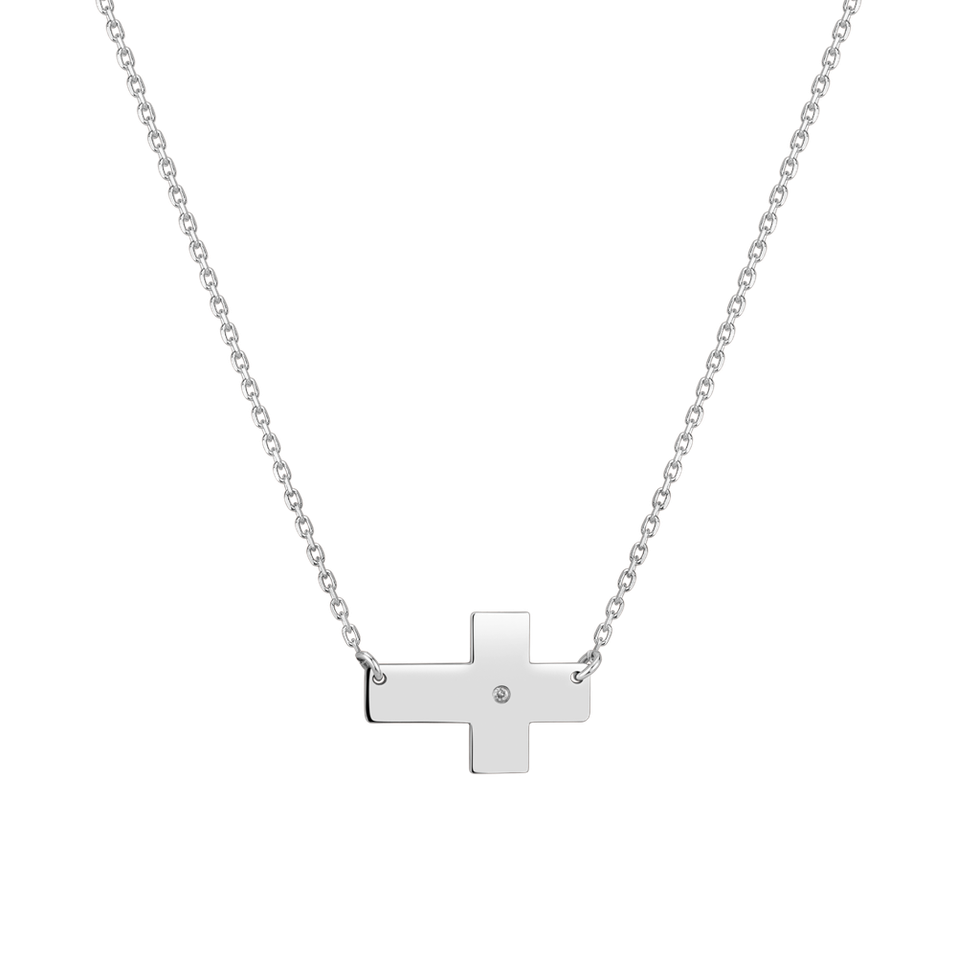 Diamond necklace Cross of Dedication