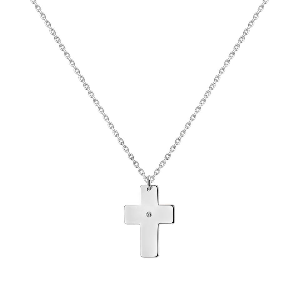 Diamond necklace Cross of Declaration