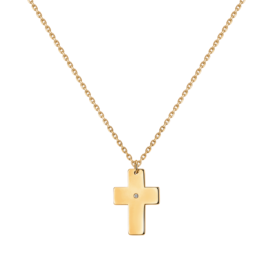 Diamond necklace Cross of Declaration